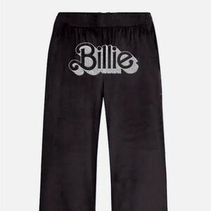 Barbie x Billie Eilish Velour wide leg pants